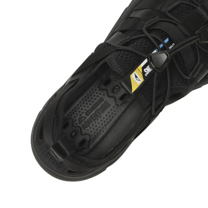DRAINAGE LACE SHOES - BLACK