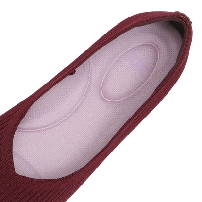 ABC SELECT SP SQUARE KNIT SHOES - BURGUNDY