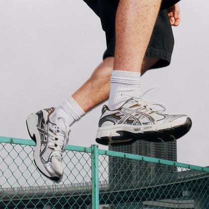 ASICS GEL-STRATUS MC SHOES - WHITE/CLAY CANYON