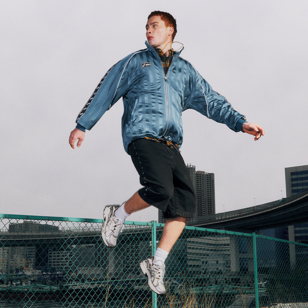 ASICS GEL-STRATUS MC SHOES - WHITE/CLAY CANYON