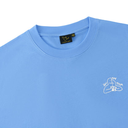 ÁO THUN WHAT IT ISNT X ABC-MART "ĂN&THUA" - SKY BLUE