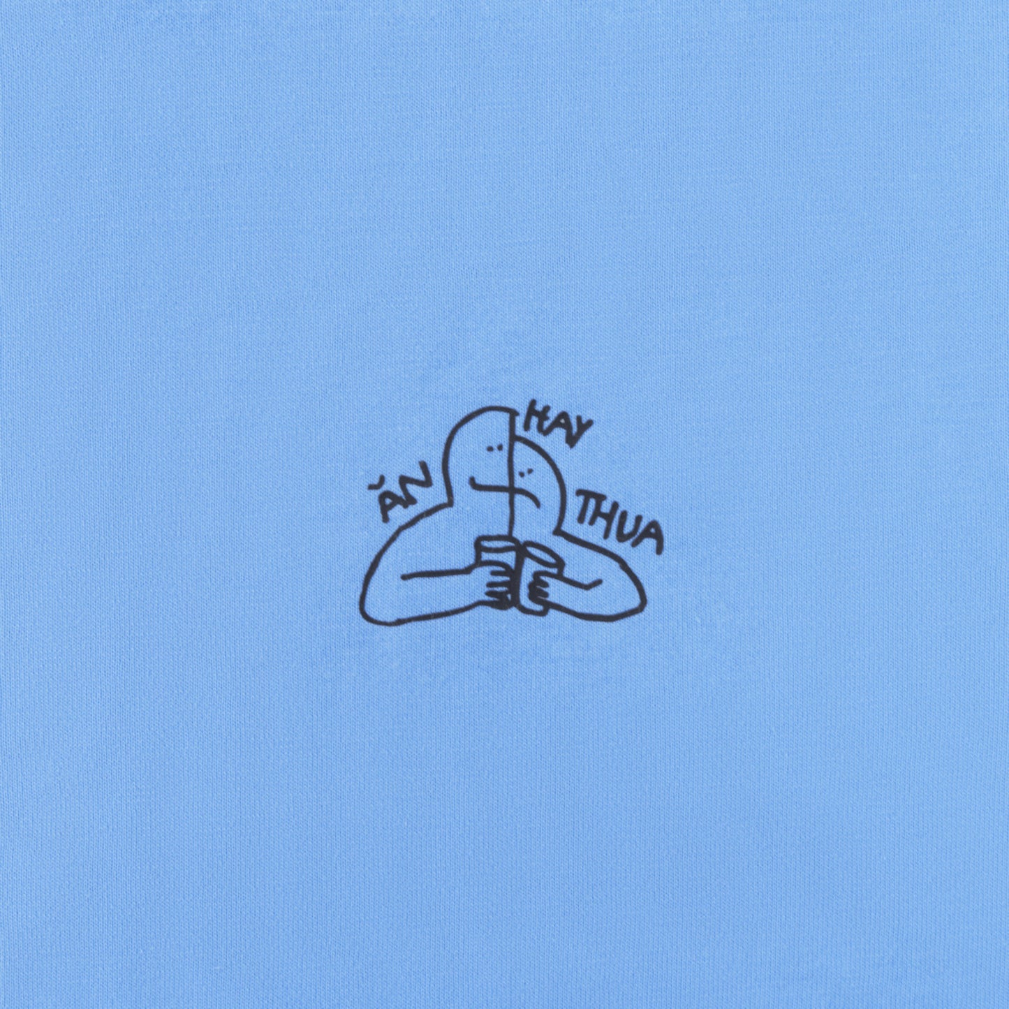 ÁO THUN WHAT IT ISNT X ABC-MART "ĂN&THUA" - SKY BLUE
