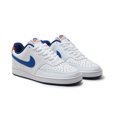 NIKE COURT VISION LO SHOES - WHITE/HYPER ROYAL-WHITE-TEAM ORANGE