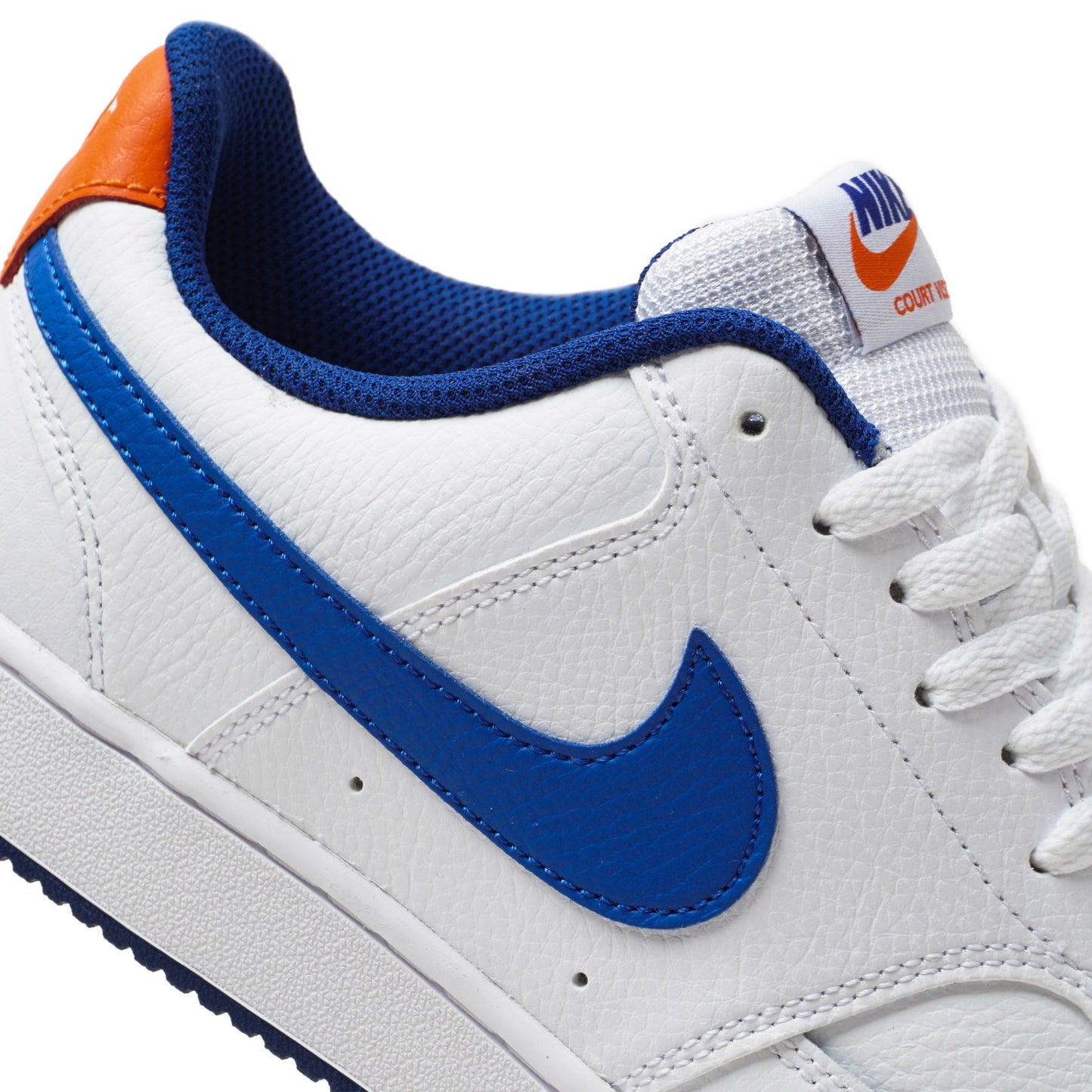 GIÀY NIKE COURT VISION LO - WHITE/HYPER ROYAL-WHITE-TEAM ORANGE