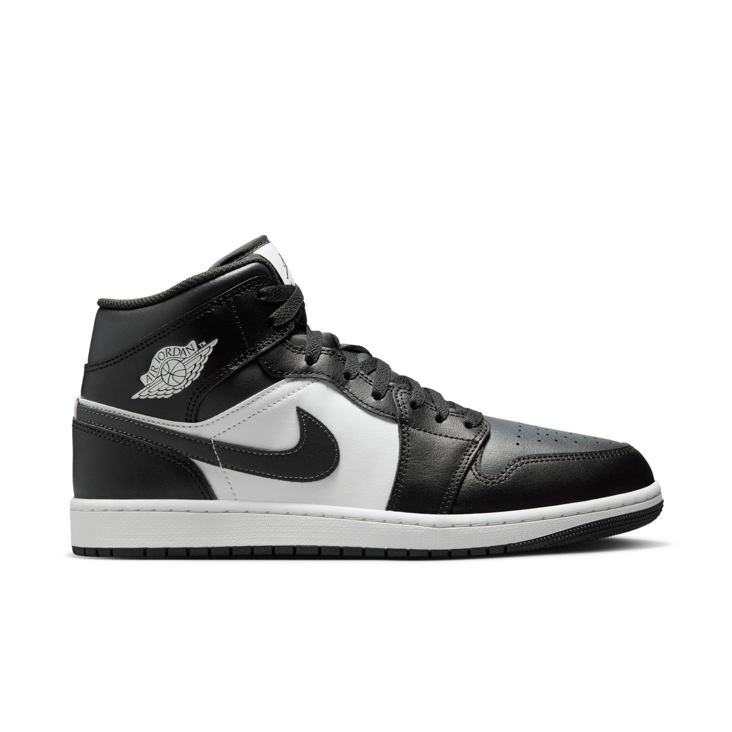 GIÀY AIR JORDAN 1 MID - BLACK/OFFNOR