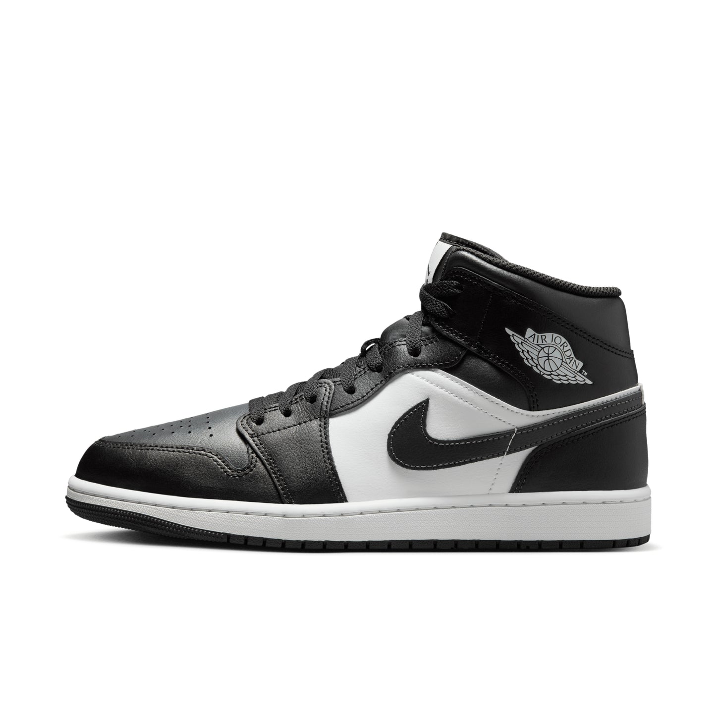 GIÀY AIR JORDAN 1 MID - BLACK/OFFNOR