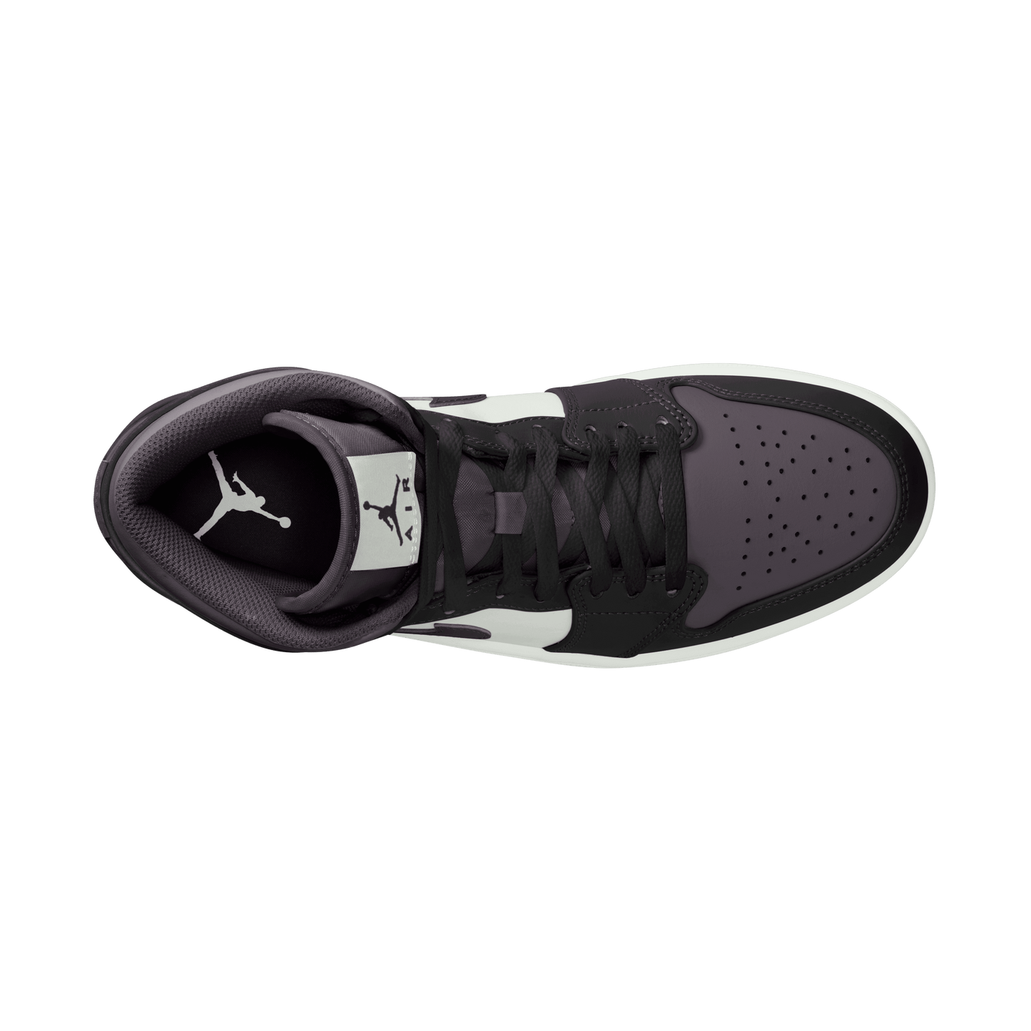 GIÀY AIR JORDAN 1 MID - BLACK/OFFNOR
