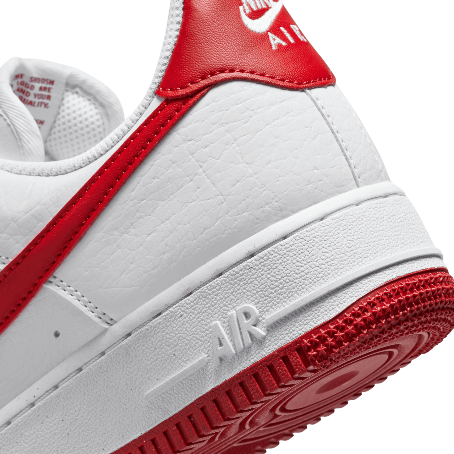 GIÀY WMNS AIR FORCE 1 '07 NN - WHITE/GYM RED-WHITE-VOLT