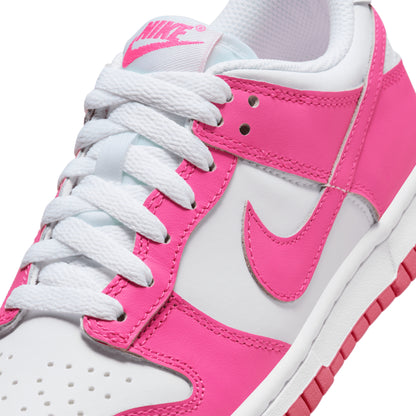 GIÀY NIKE DUNK LOW (GS) - WHITE/LASER FUCHSIA