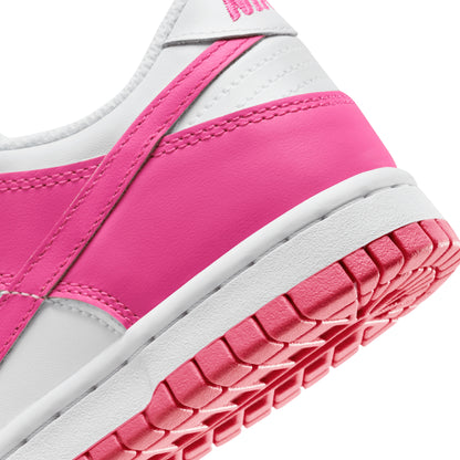 GIÀY NIKE DUNK LOW (GS) - WHITE/LASER FUCHSIA