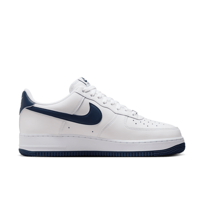 GIÀY AIR FORCE 1 '07 - WHITE/MIDNIGHT NAVY-WHITE