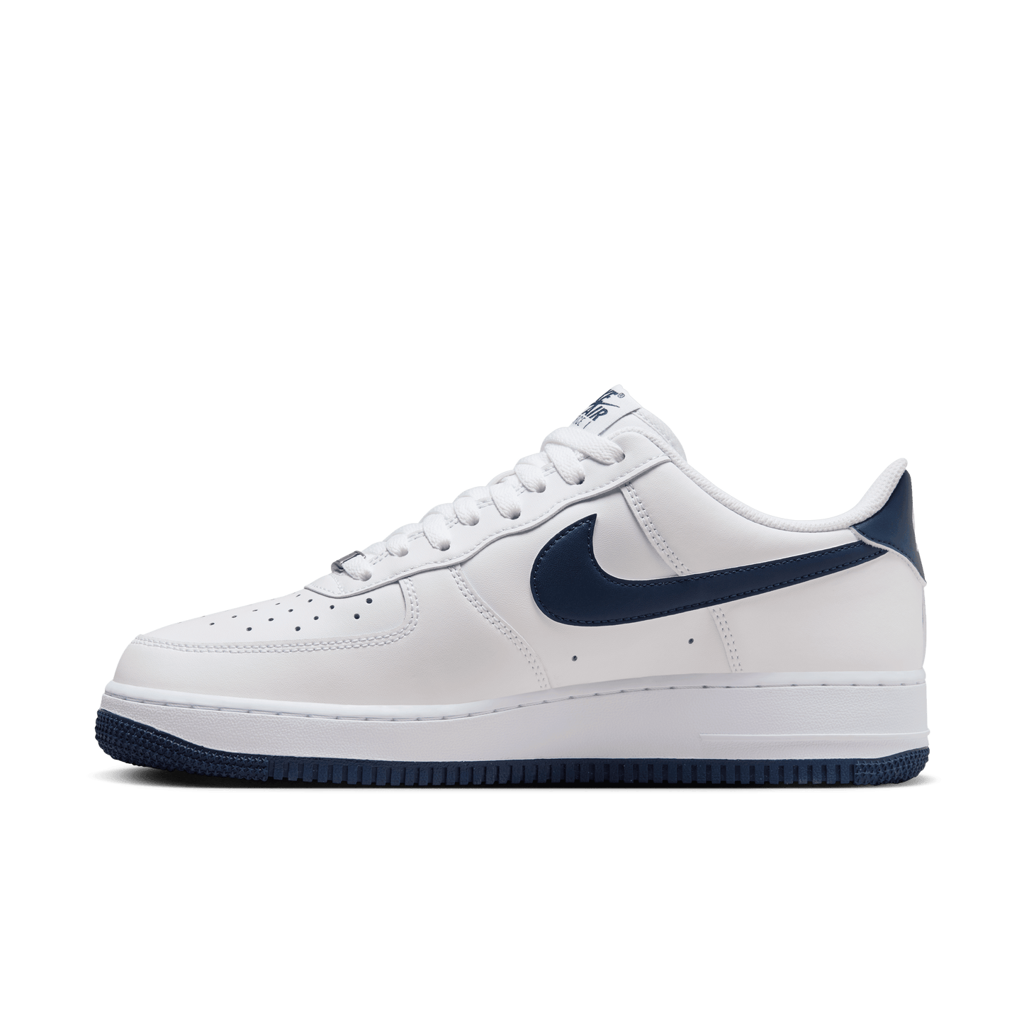 GIÀY AIR FORCE 1 '07 - WHITE/MIDNIGHT NAVY-WHITE