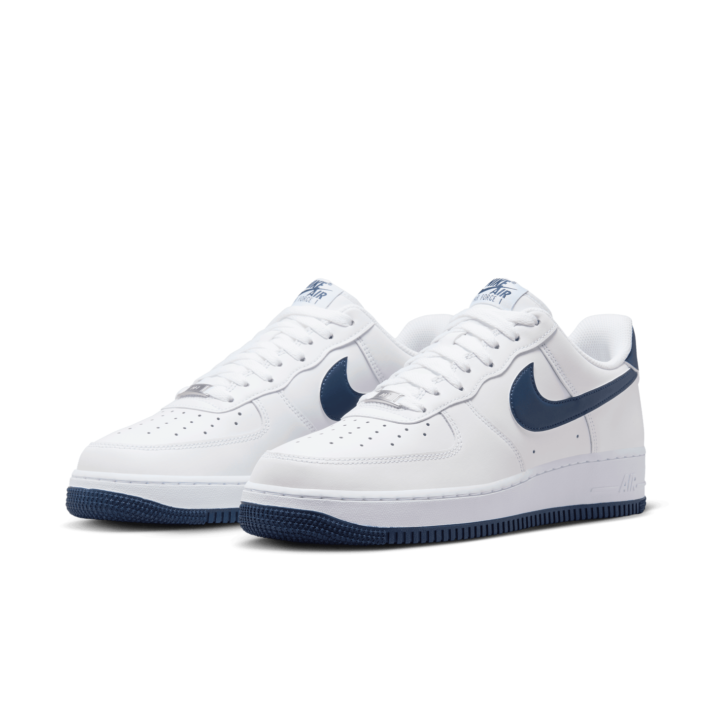 GIÀY AIR FORCE 1 '07 - WHITE/MIDNIGHT NAVY-WHITE