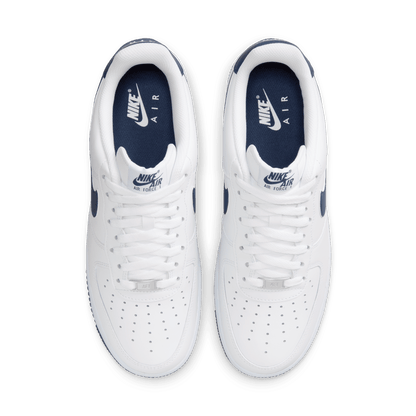 GIÀY AIR FORCE 1 '07 - WHITE/MIDNIGHT NAVY-WHITE