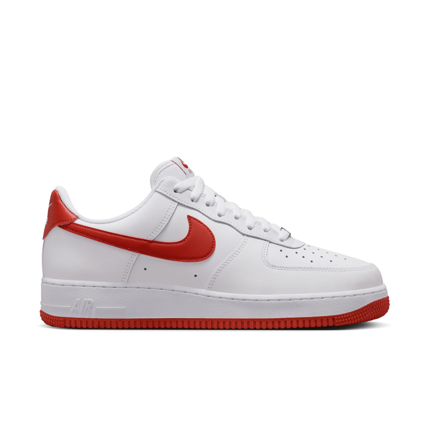 GIÀY AIR FORCE 1 '07 - WHITE/DRAGON RED-WHITE