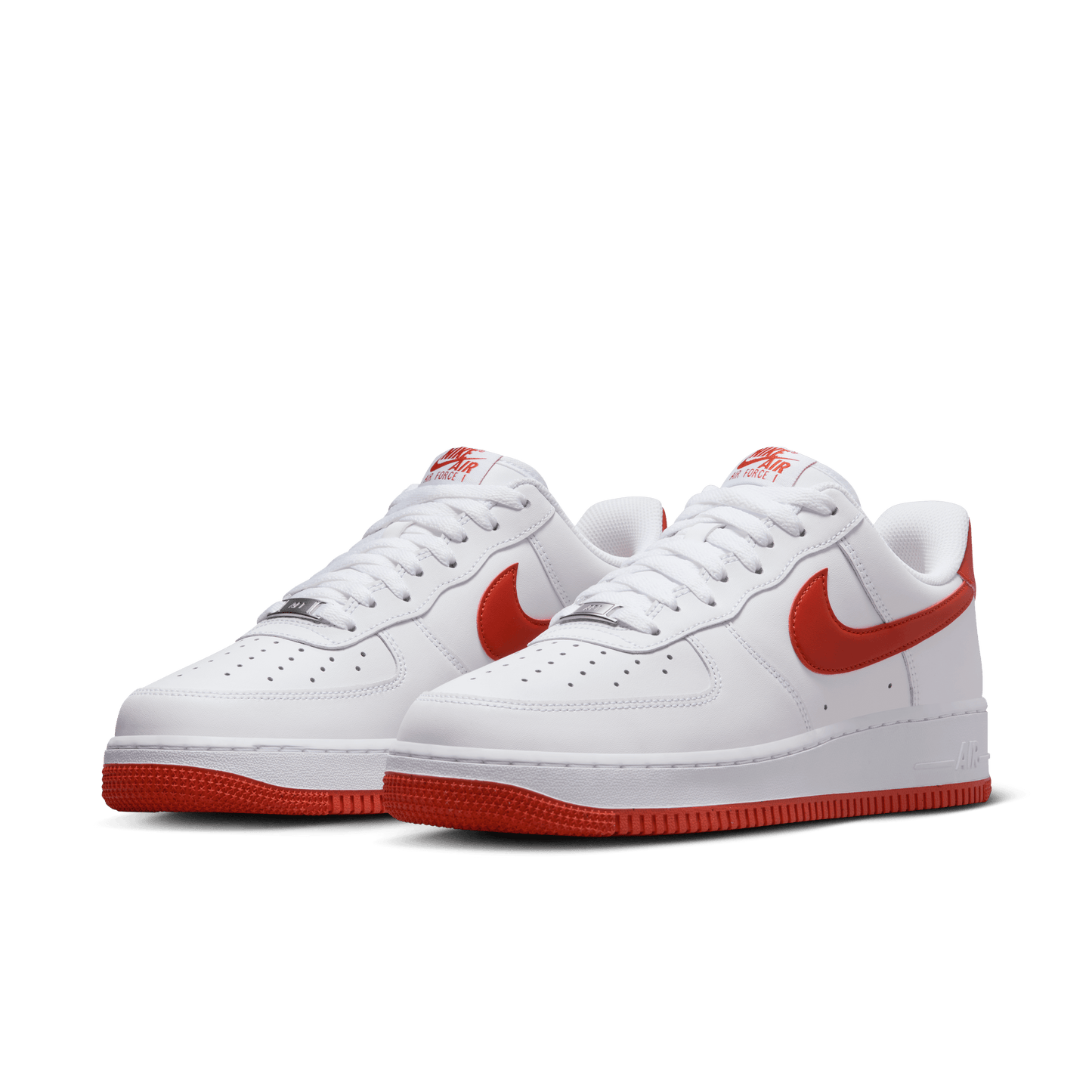 GIÀY AIR FORCE 1 '07 - WHITE/DRAGON RED-WHITE