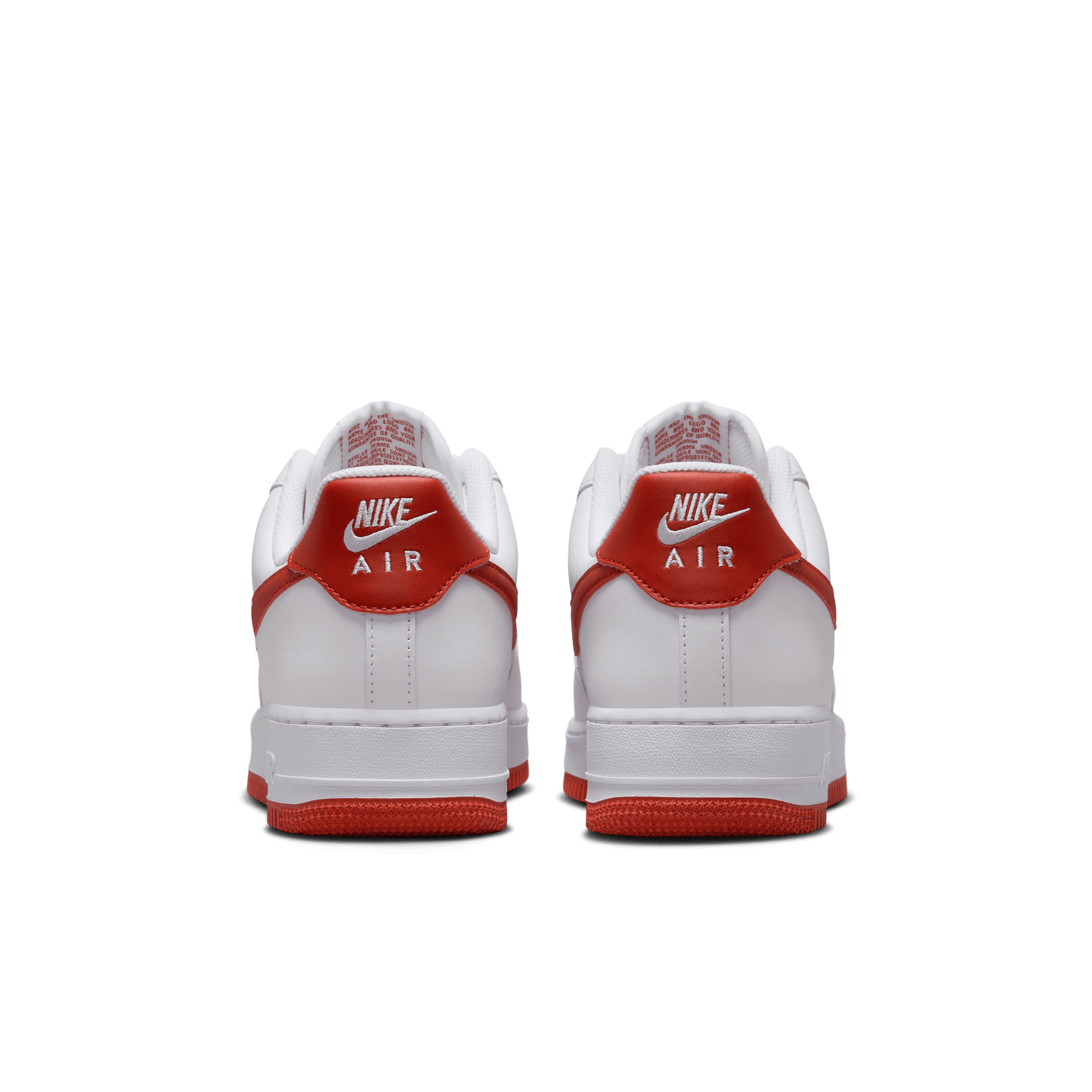 GIÀY AIR FORCE 1 '07 - WHITE/DRAGON RED-WHITE