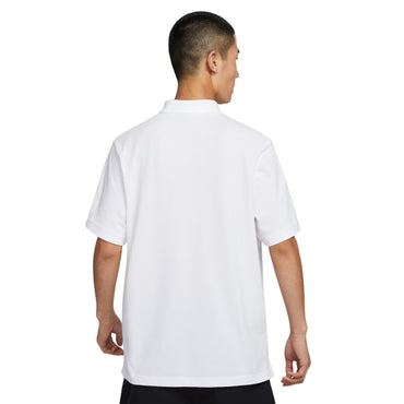 ÁO NIKE AS M NK CLUB SS POLO PIQU - WHITE/BLACK