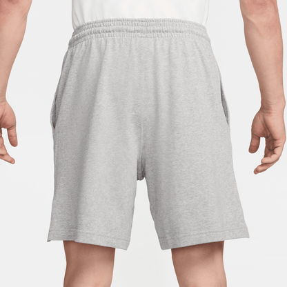 QUẦN NAM AS M NK CLUB KNIT SHORT - DK GREY HEATHER-WHITE