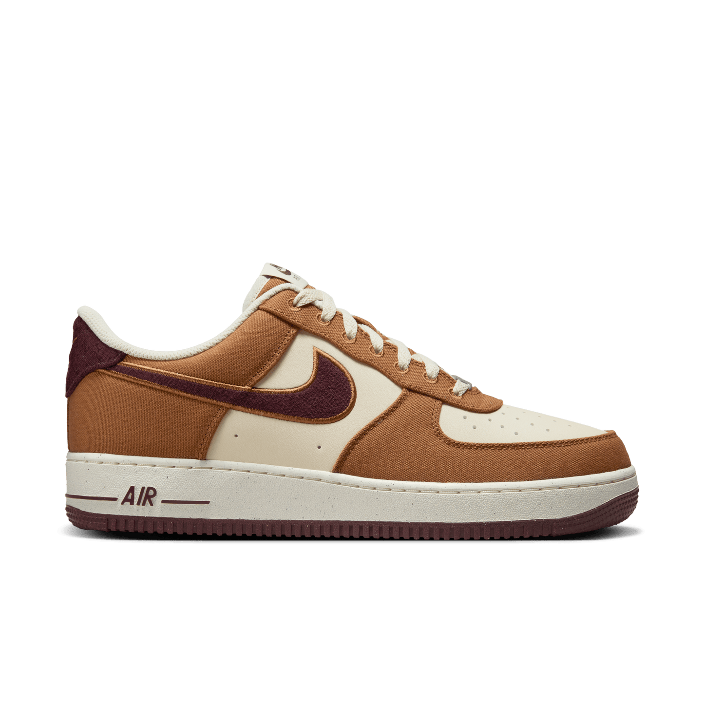 GIÀY AIR FORCE 1 '07 LV8 1 - LT BRITISH TAN/BURGUNDY CRUSH