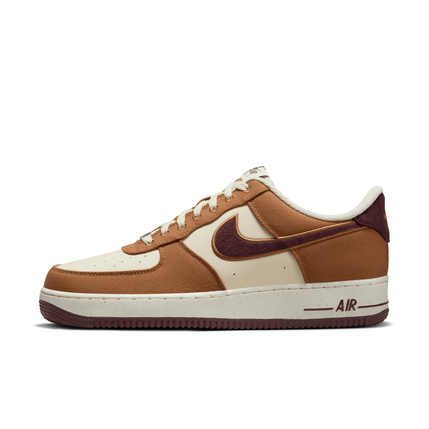 GIÀY AIR FORCE 1 '07 LV8 1 - LT BRITISH TAN/BURGUNDY CRUSH