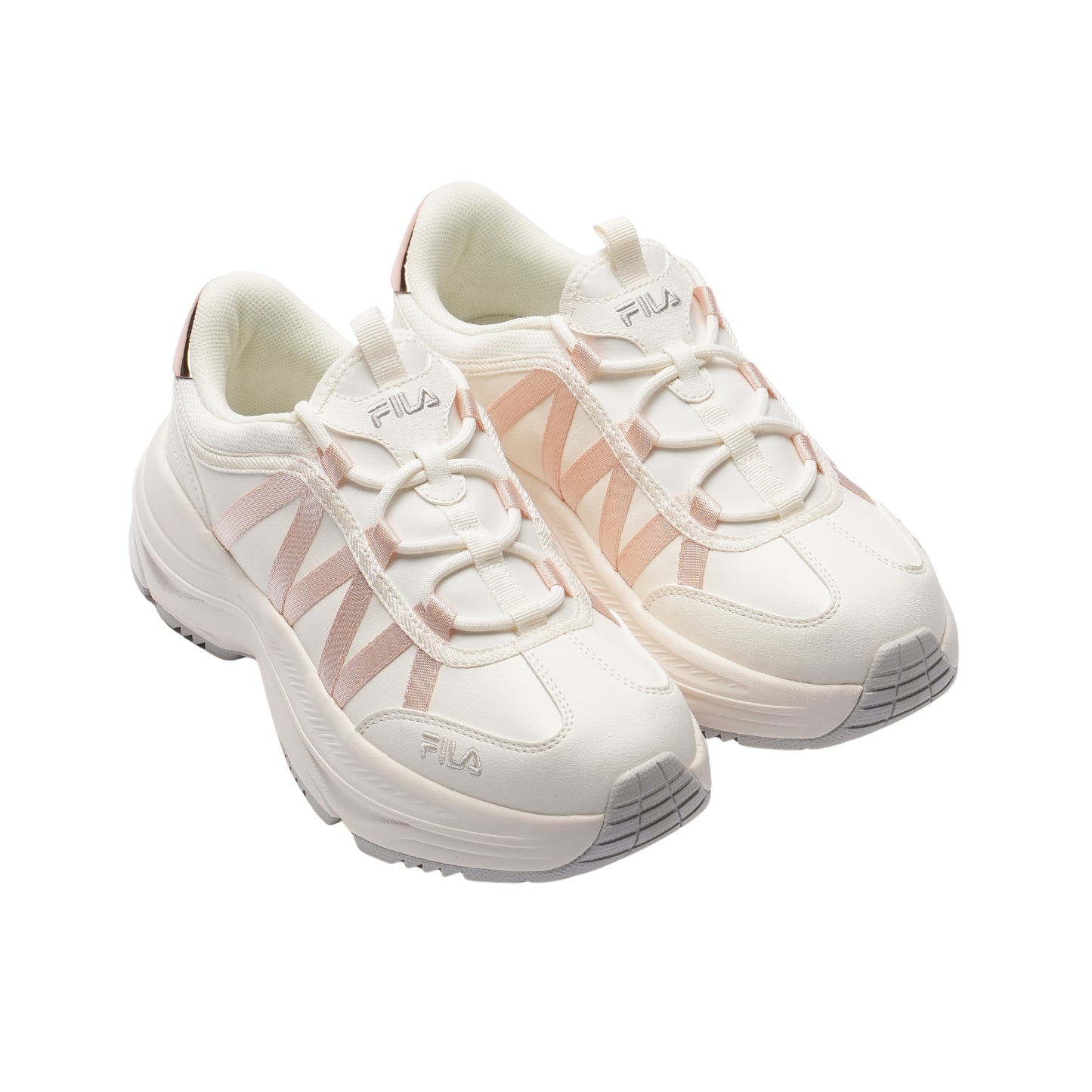 GIÀY FILA WAVY DAY FLOW LT - OFF WHITE/OFF WHITE/PINK