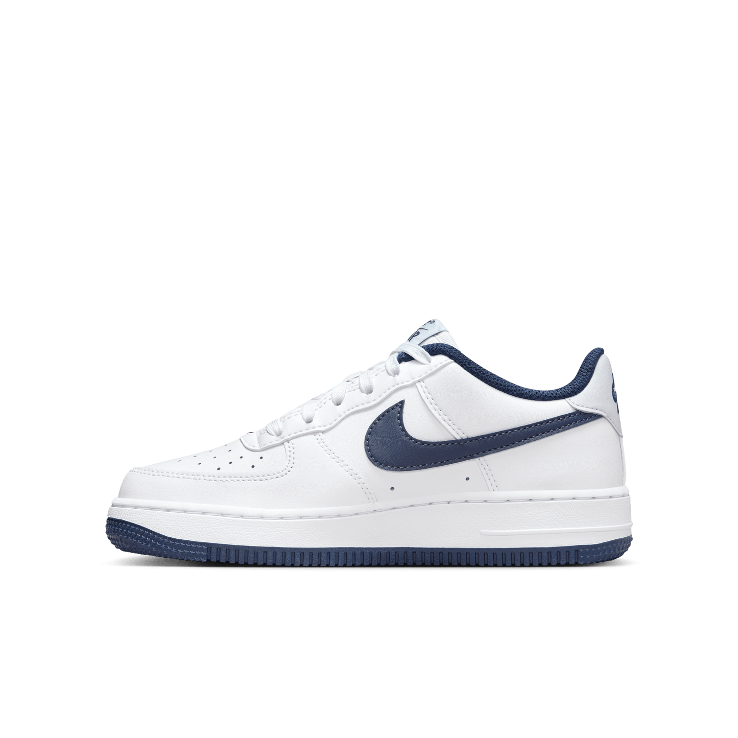 GIÀY AIR FORCE 1 (GS) - WHITE/MNNAVY