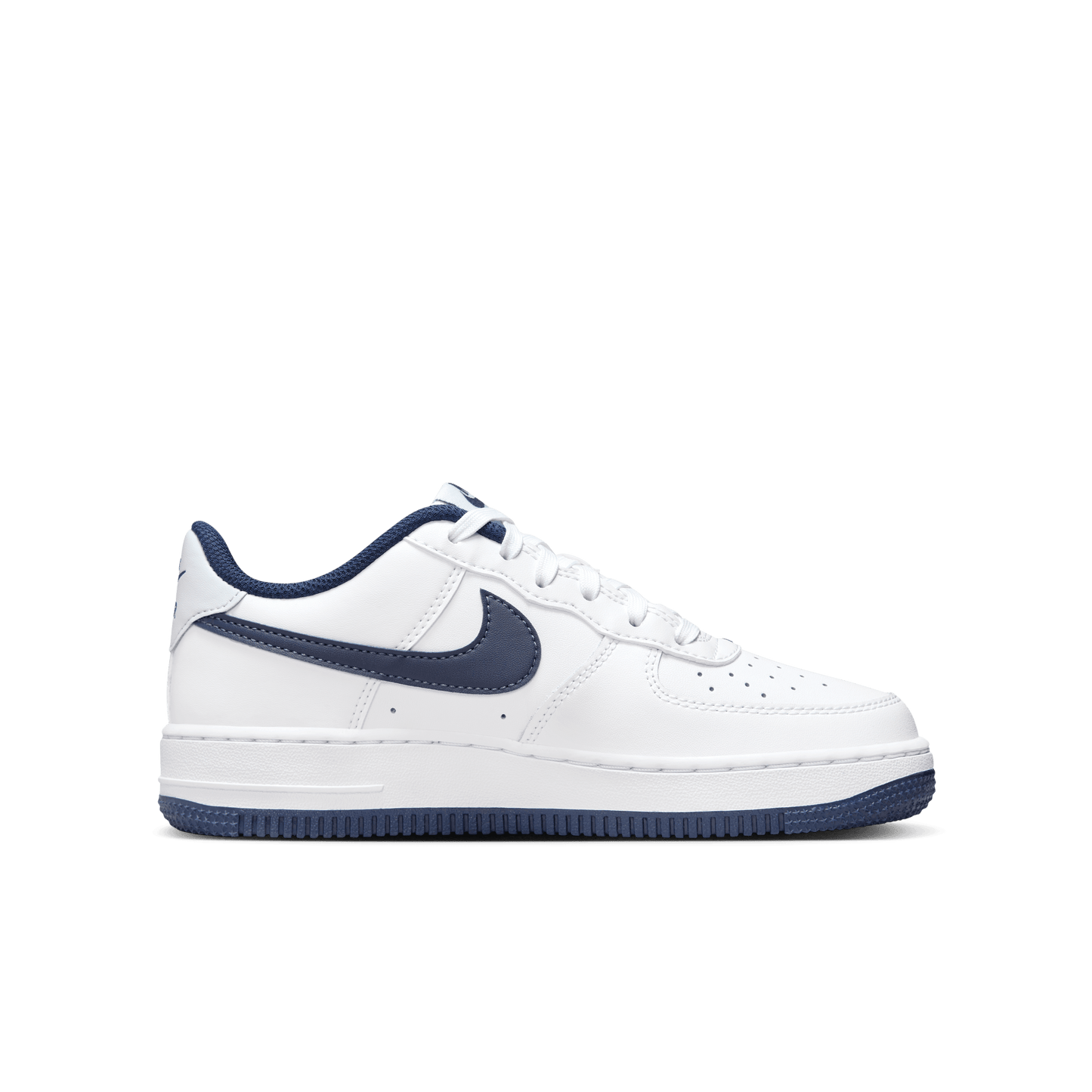 GIÀY AIR FORCE 1 (GS) - WHITE/MNNAVY