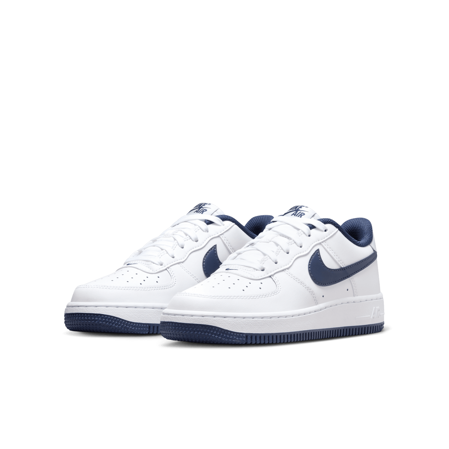 GIÀY AIR FORCE 1 (GS) - WHITE/MNNAVY