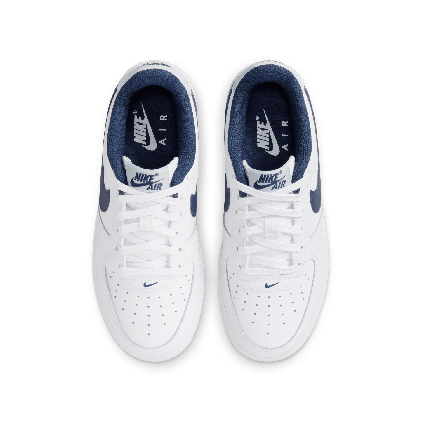 GIÀY AIR FORCE 1 (GS) - WHITE/MNNAVY