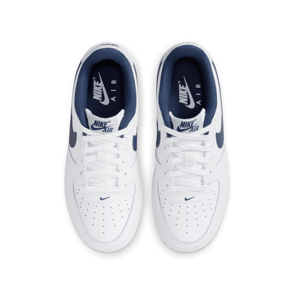 GIÀY AIR FORCE 1 (GS) - WHITE/MNNAVY