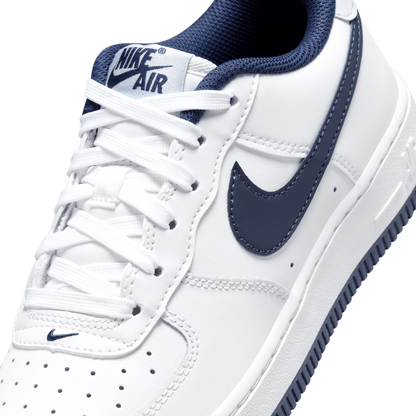 GIÀY AIR FORCE 1 (GS) - WHITE/MNNAVY