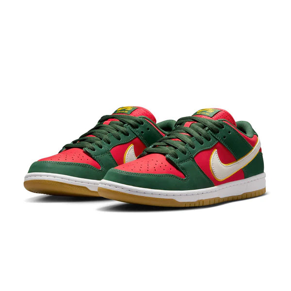 GIÀY NIKE SB DUNK LOW PRO PRM - FIR/WHITE