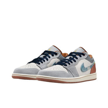 GIÀY NIKE AIR JORDAN 1 LOW SE - PHANTOM/STAR BLUE-COCONUT MILK