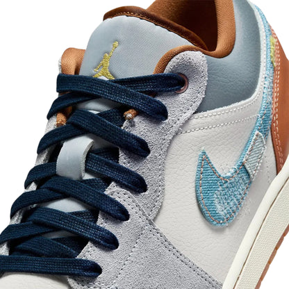 GIÀY NIKE AIR JORDAN 1 LOW SE - PHANTOM/STAR BLUE-COCONUT MILK