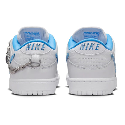 GIÀY NIKE SB DUNK LOW PRO - WHITE/UNVBLU