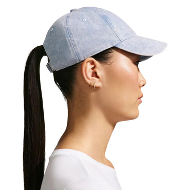 NÓN NIKE U NK CLUB CAP U CB DENIM - WORK BLUE/WHITE