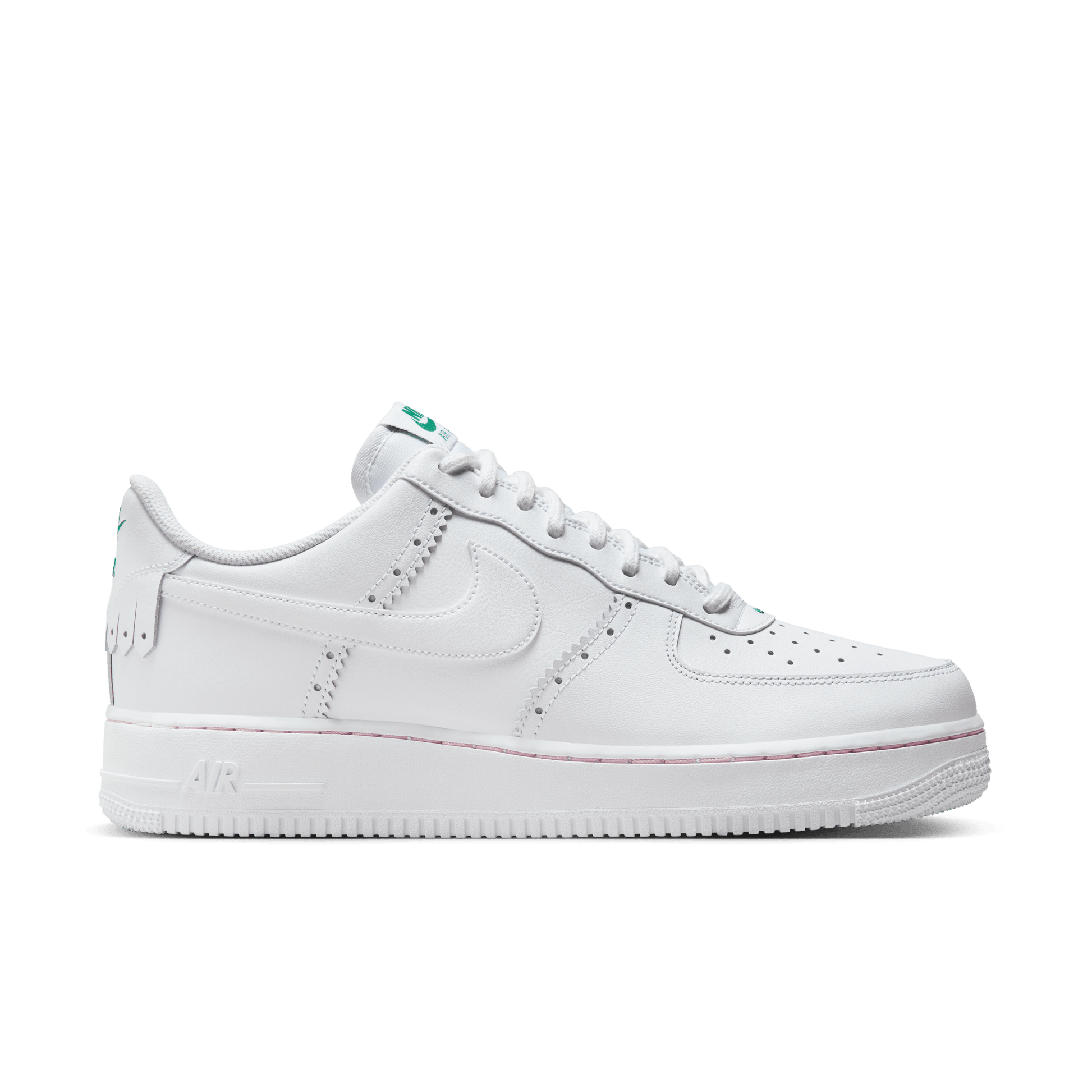 AIR FORCE SHOES '07 LV8 ND2 WHITE/WHITE-MED SOFT PINK