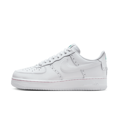 GIÀY AIR FORCE 1 '07 LV8 ND2 - WHITE/WHITE-MED SOFT PINK-MALACHITE