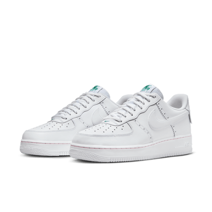 GIÀY AIR FORCE 1 '07 LV8 ND2 - WHITE/WHITE-MED SOFT PINK-MALACHITE