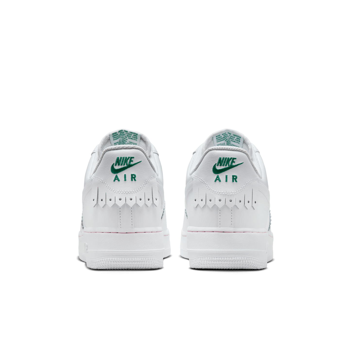 GIÀY AIR FORCE 1 '07 LV8 ND2 - WHITE/WHITE-MED SOFT PINK-MALACHITE