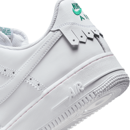 GIÀY AIR FORCE 1 '07 LV8 ND2 - WHITE/WHITE-MED SOFT PINK-MALACHITE