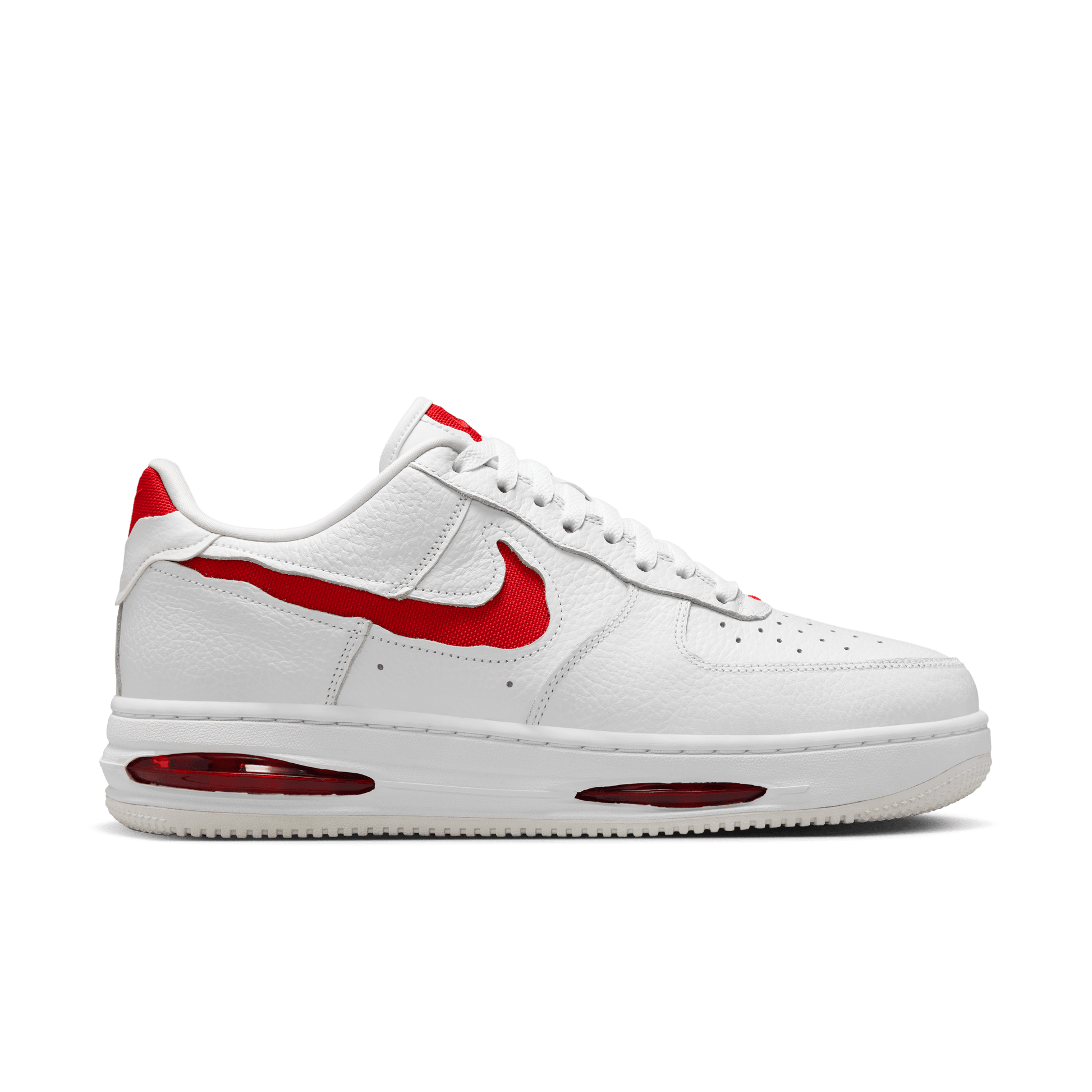 AIR FORCE LOW EVO SHOES WHITE/UNIVERSITY RED-SUMMIT WHITE