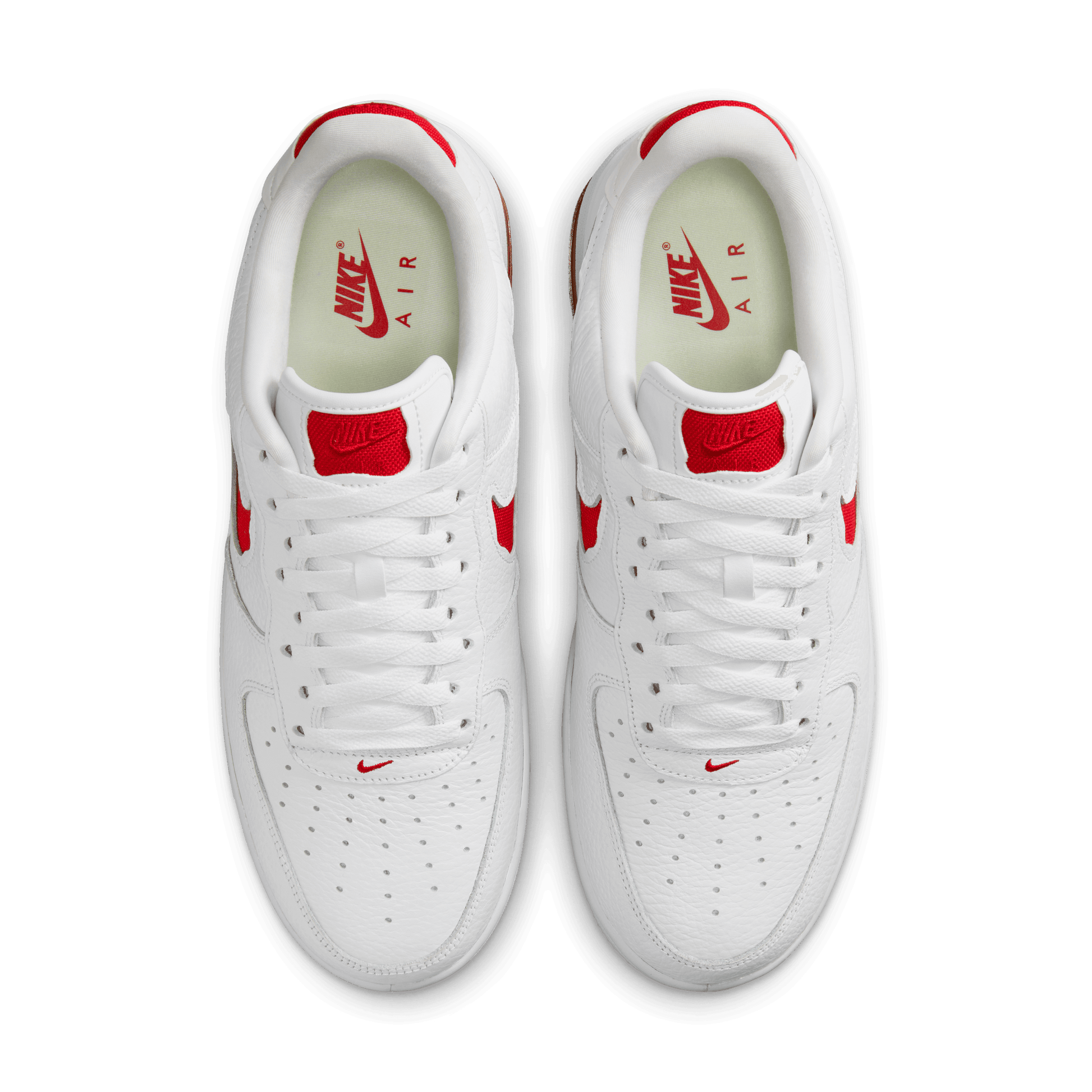 AIR FORCE LOW EVO SHOES WHITE/UNIVERSITY RED-SUMMIT WHITE