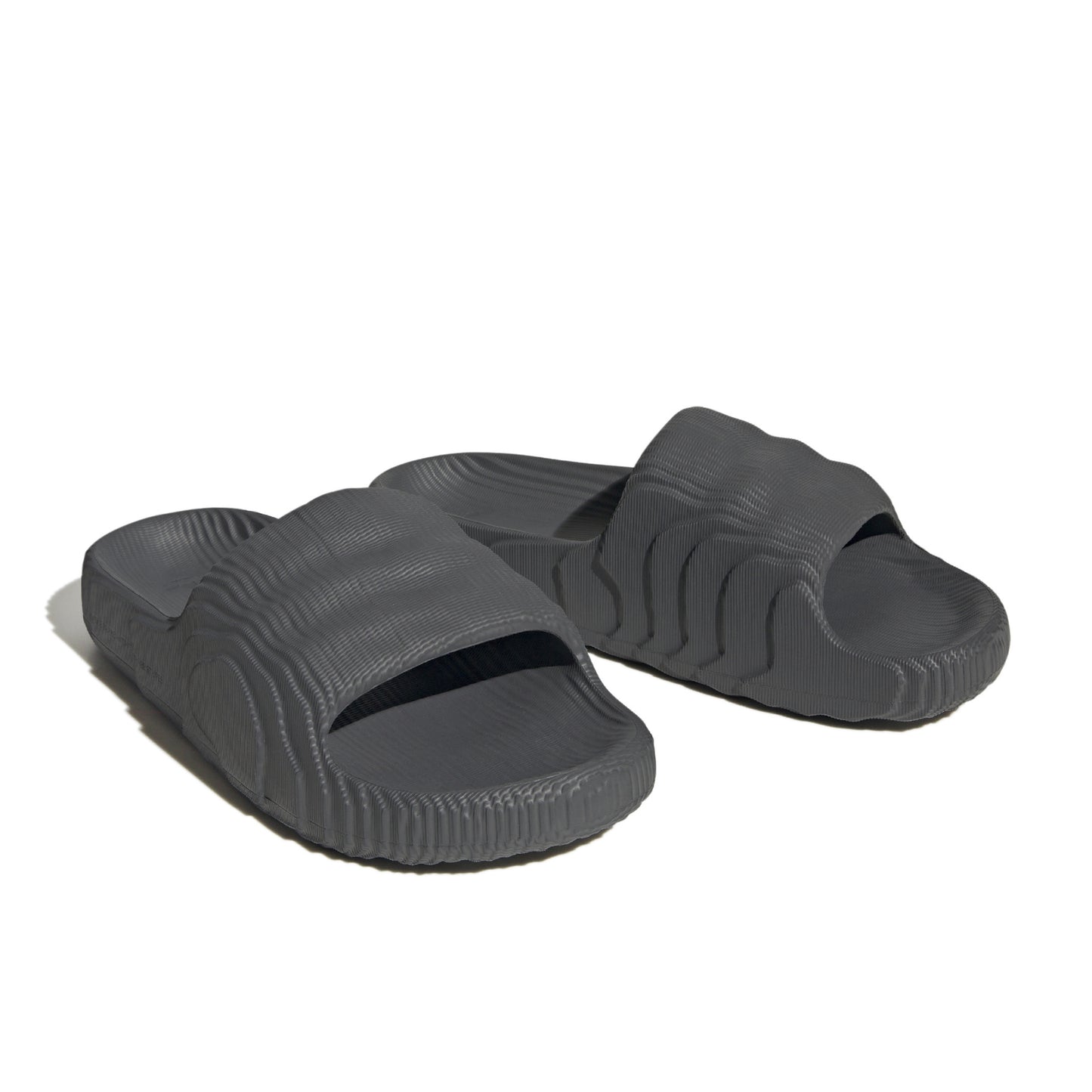 ADILETTE 22 SLIPPERS - GREY FIVE