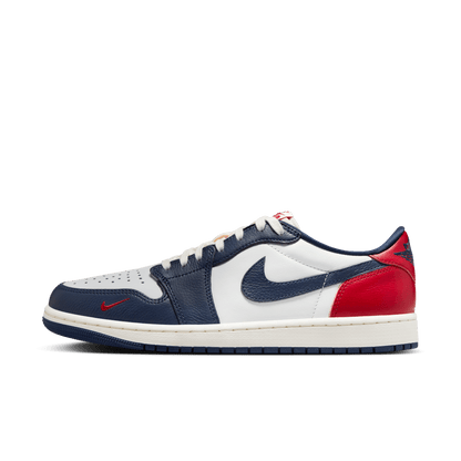 GIÀY AIR JORDAN 1 RETRO LOW OG - SMTWHT/GYMRED