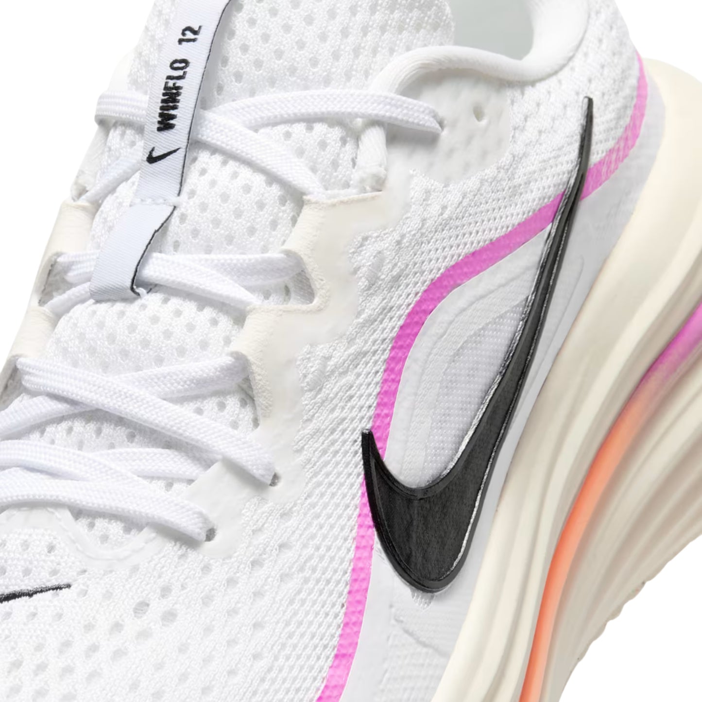 GIÀY NIKE W NIKE AIR WINFLO 12 -WHITE/BLACK-LT MAGENTA-CHALK