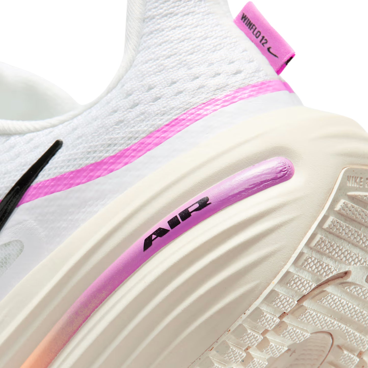 GIÀY NIKE W NIKE AIR WINFLO 12 -WHITE/BLACK-LT MAGENTA-CHALK