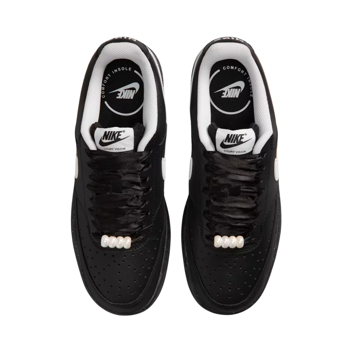 GIÀY NIKE W NIKE COURT VISION LO LE - BLACK/WHITE