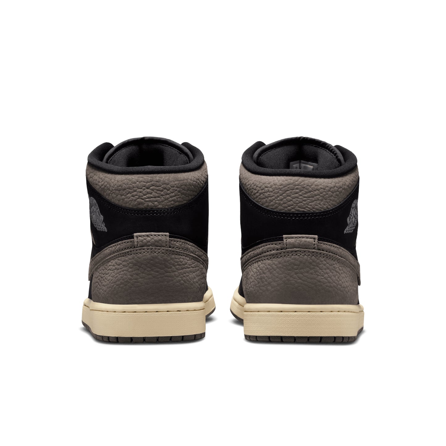 GIÀY AIR JORDAN 1 MID SE - BLACK/OLVGRY